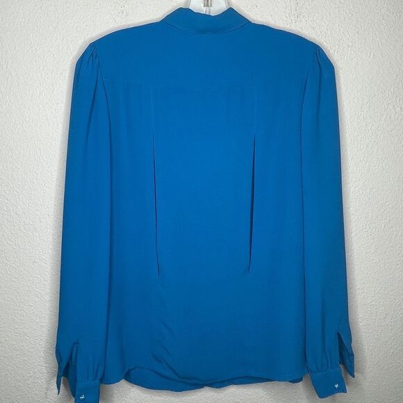 Vintage La Blouse Blue Blouse - Picture 4 of 7